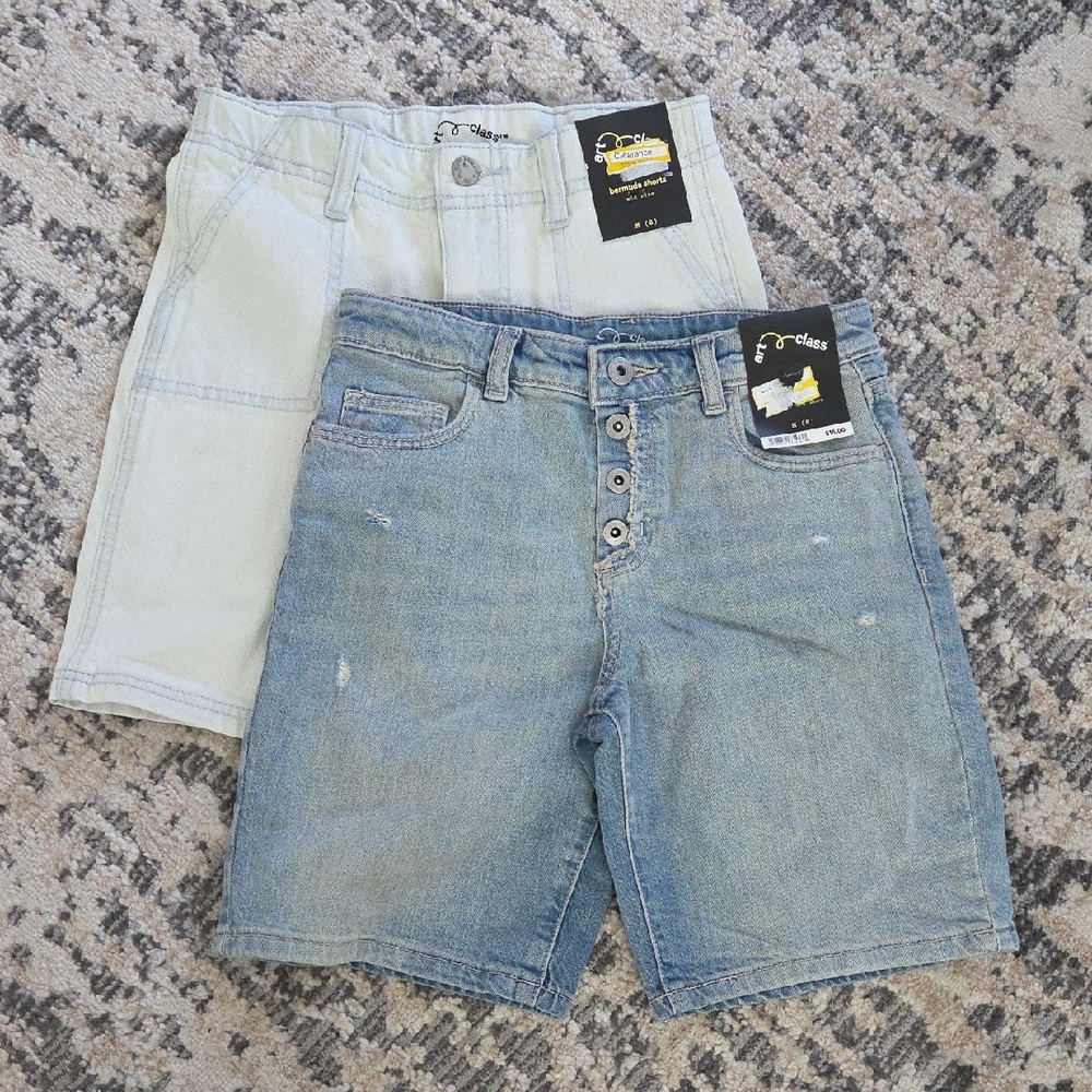 Girl's Denim Shorts Set Of 2 NWT